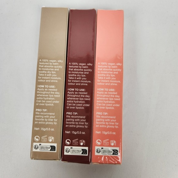 3PCS Summer Special Lip Butter‎ Balm, Hydrating, 3 Count (Pack of 1) - Picture 5 of 5